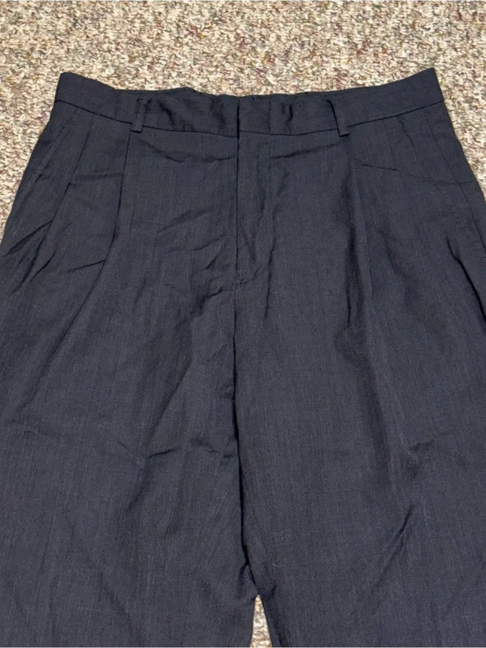 Men's Black Casual Straight-Leg Pants men's size 33 casual pants